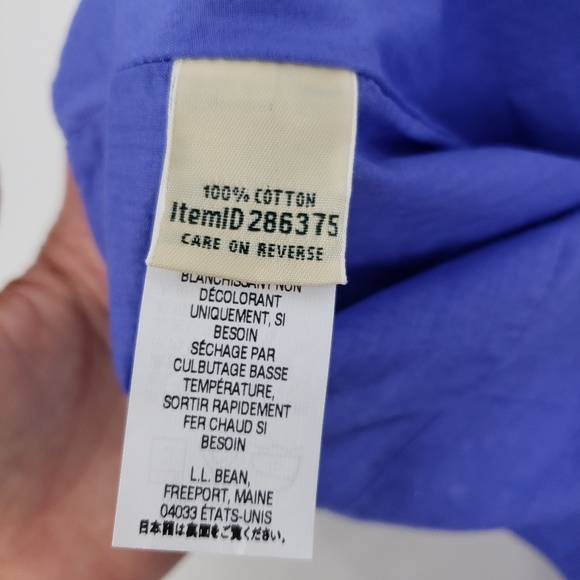 L.L. Bean Favorite Fit Eyelet Skirt Sz 12 - Picture 8 of 8